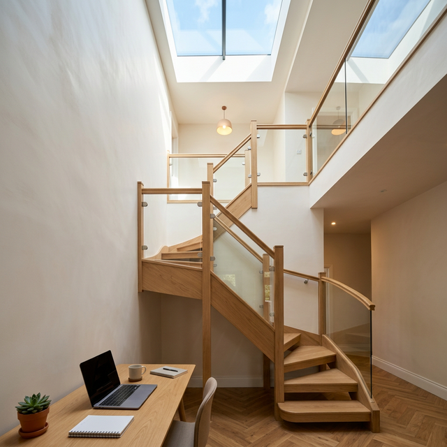 Double-Height Stairwell